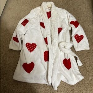 Rare Victoria’s Secret Country cotton robe. Sweet, with heart pattern! Med/lg.